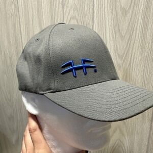 Flexfit Holly Frontier Baseball Cap Gray Embroidered Logo Men One Size